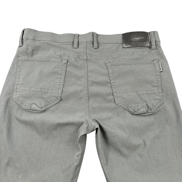 Projek Raw Slim Fit Casual Pants Charcoal Gray Stretch Denim size 36x30 - Picture 3 of 11